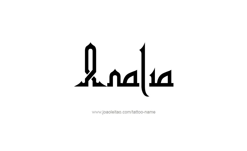 Tattoo Design  Name Analia   