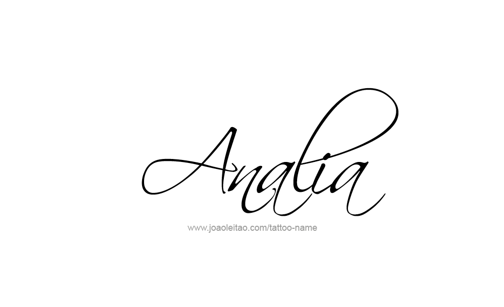 Tattoo Design  Name Analia   