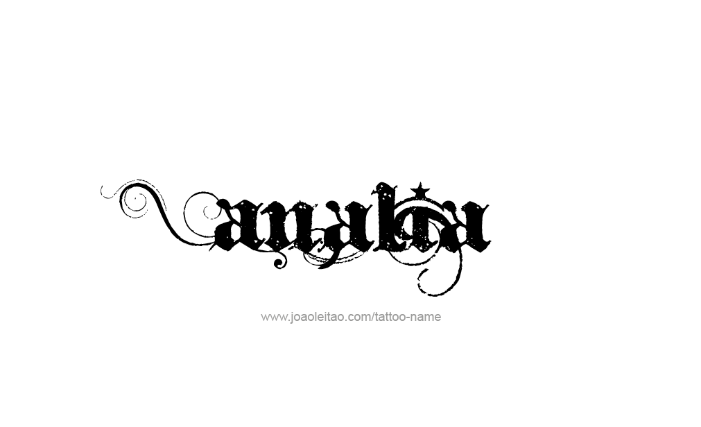 Tattoo Design  Name Analia   