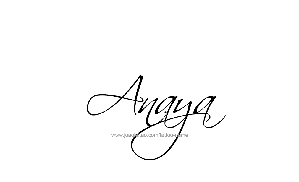 Tattoo Design  Name Anaya   