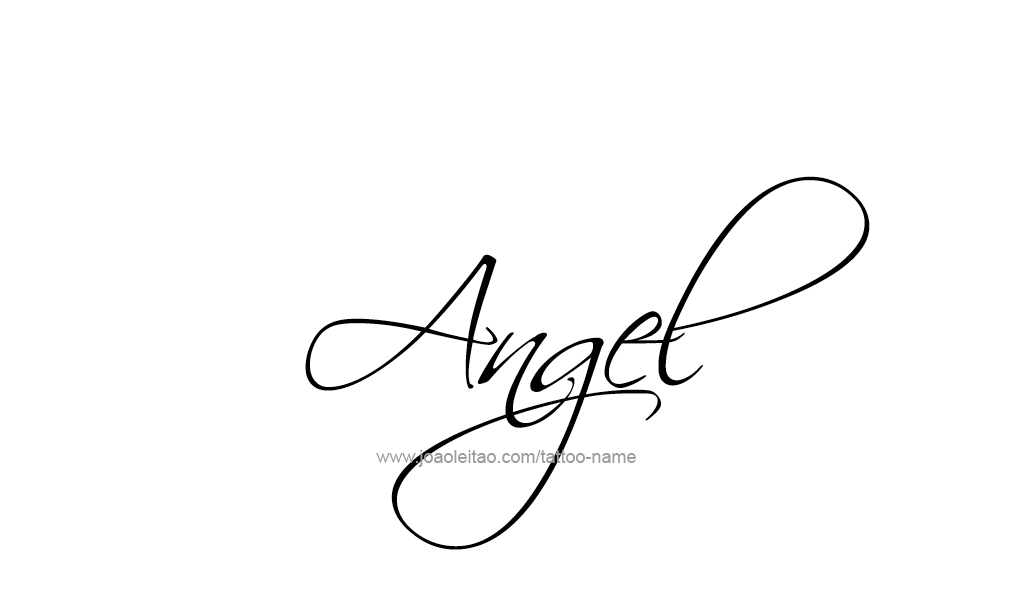 Tattoo Design  Name Angel   