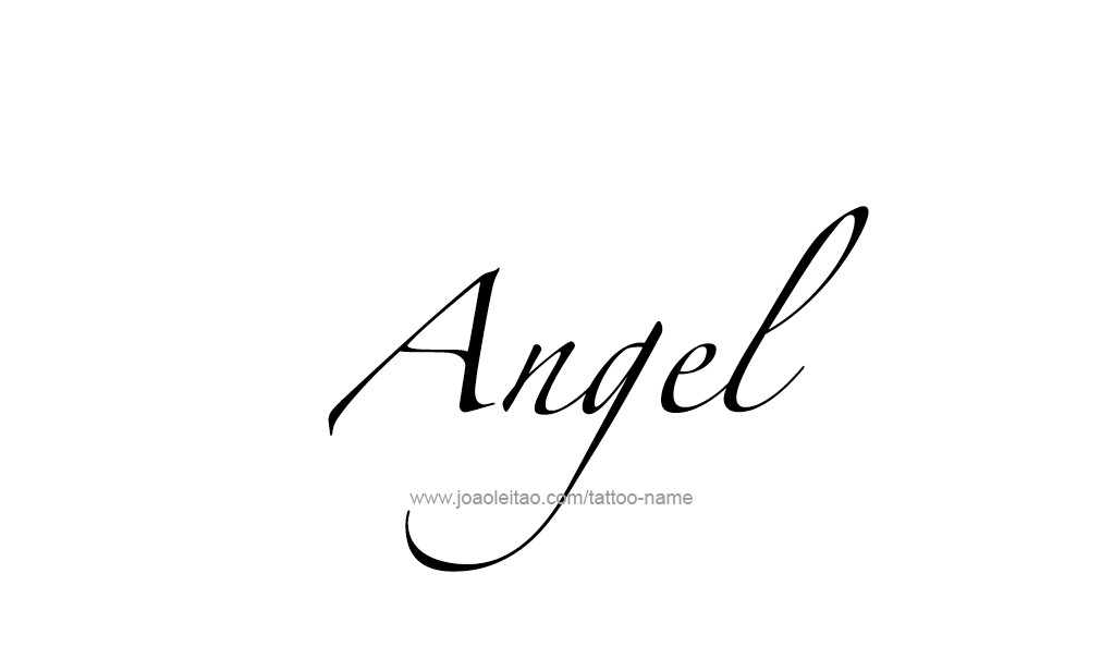 Tattoo Design  Name Angel   