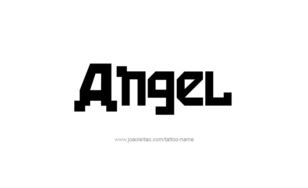 Tattoo Design  Name Angel   