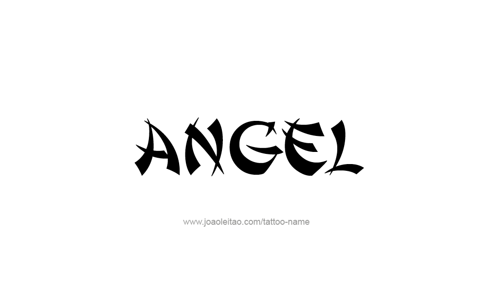 Tattoo Design  Name Angel