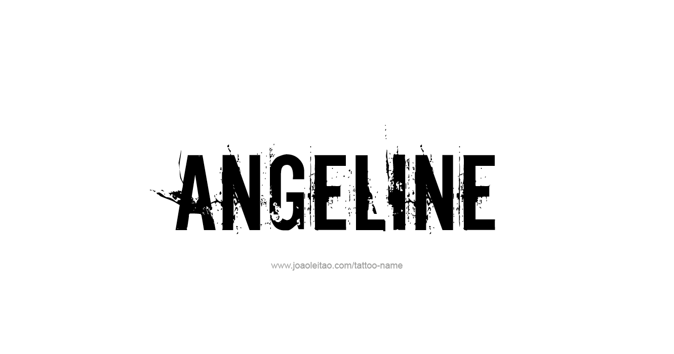 Tattoo Design  Name Angeline   