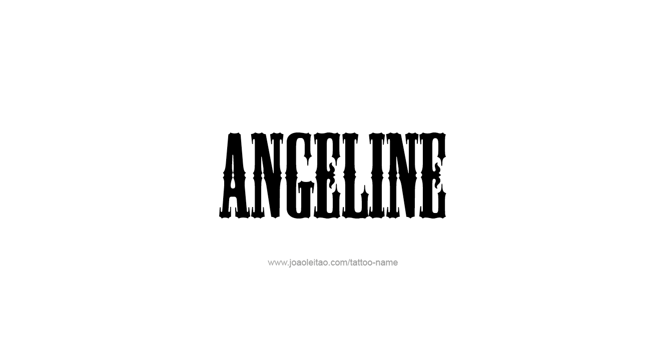 Tattoo Design  Name Angeline   