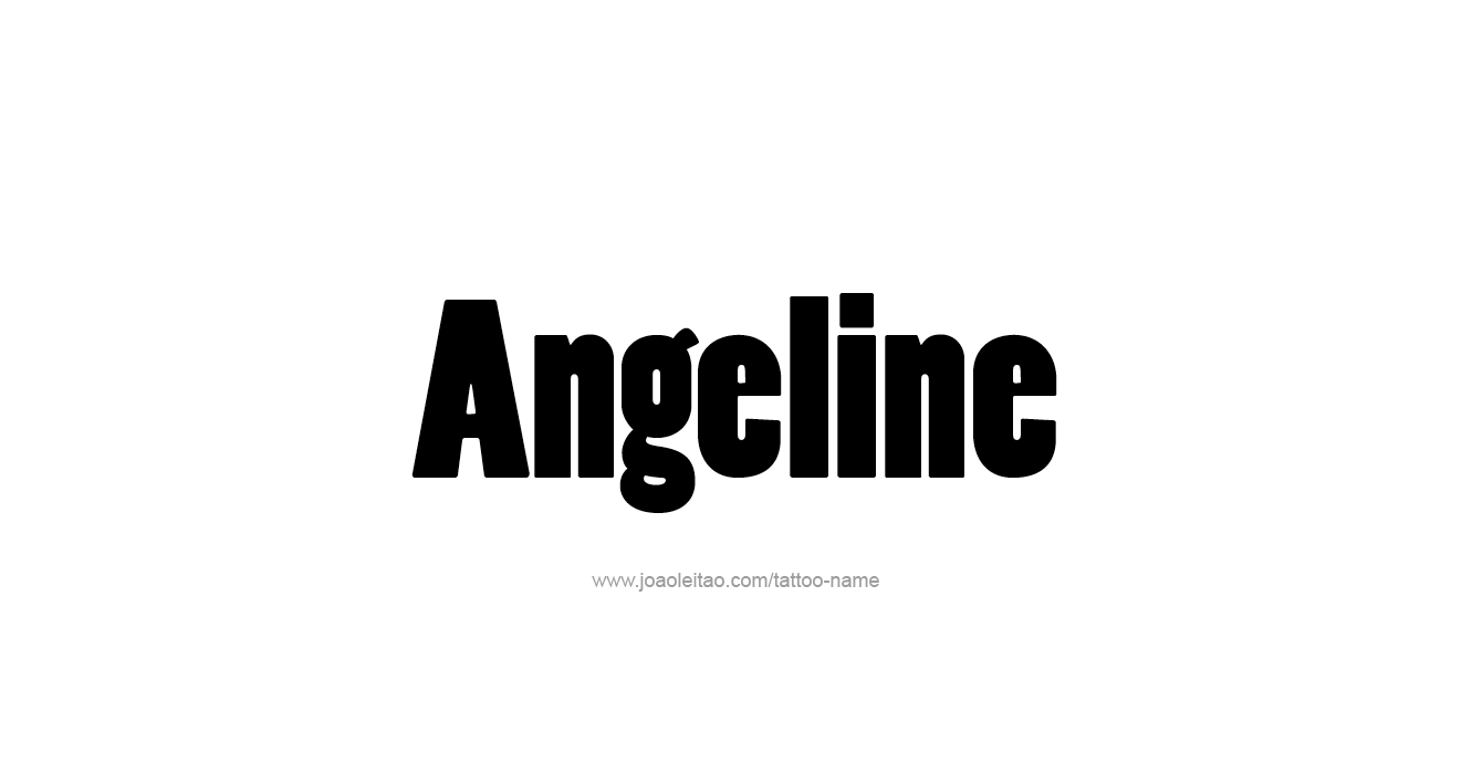 Tattoo Design  Name Angeline   