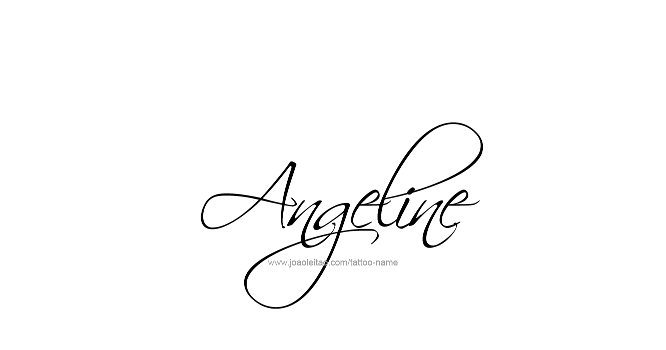 Tattoo Design  Name Angeline   