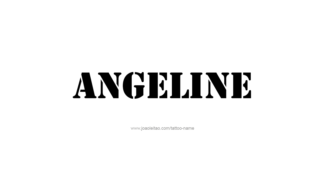 Tattoo Design  Name Angeline   