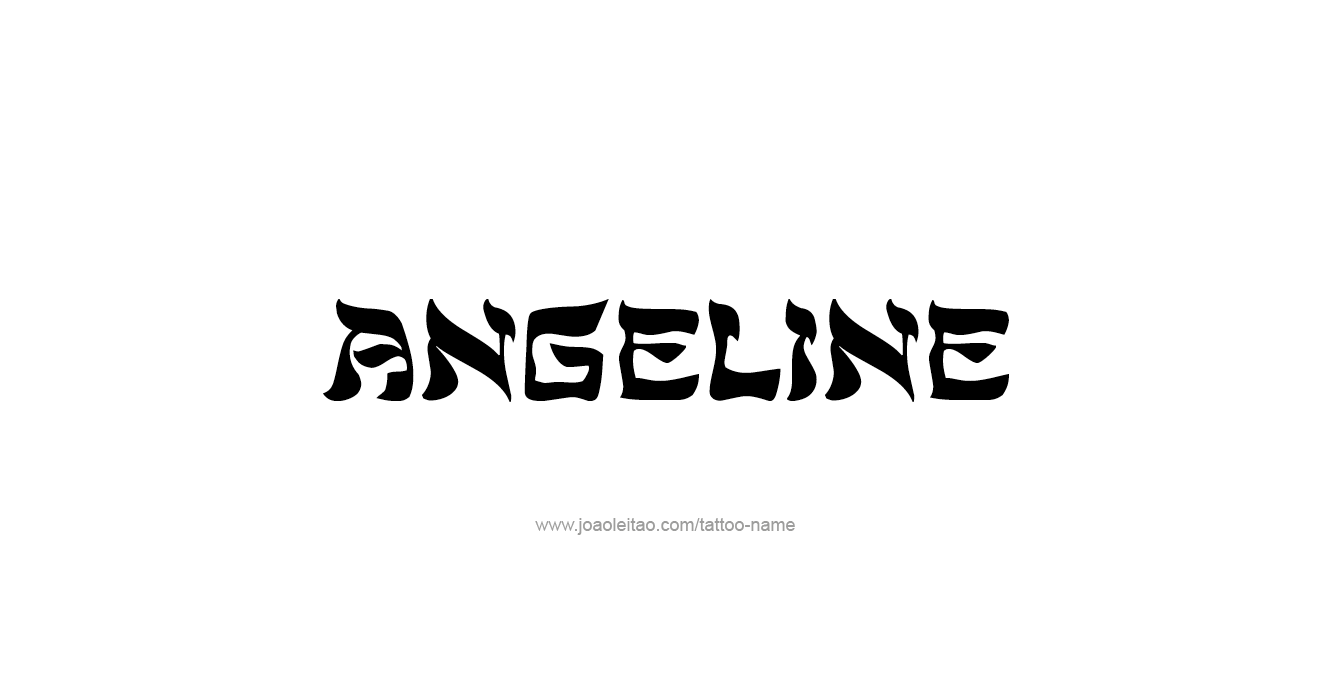 Tattoo Design  Name Angeline   