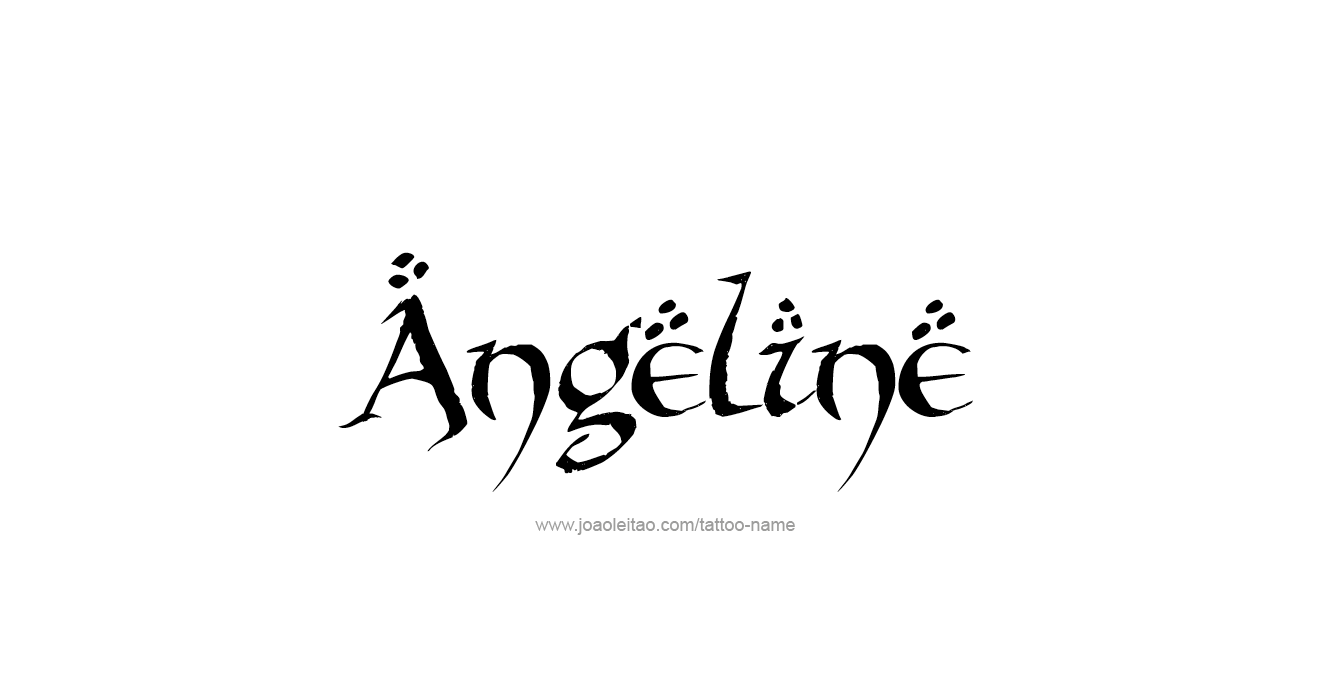 Tattoo Design  Name Angeline   