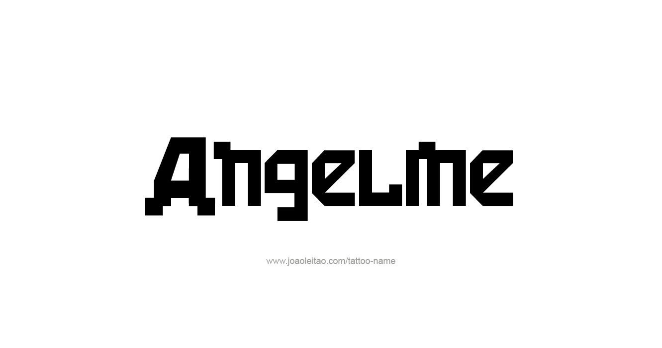 Tattoo Design  Name Angeline   