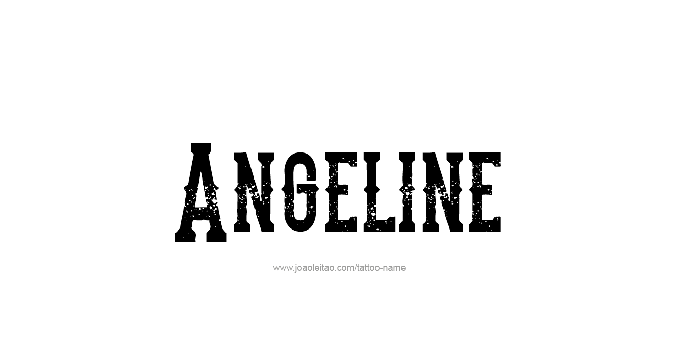 Tattoo Design  Name Angeline   