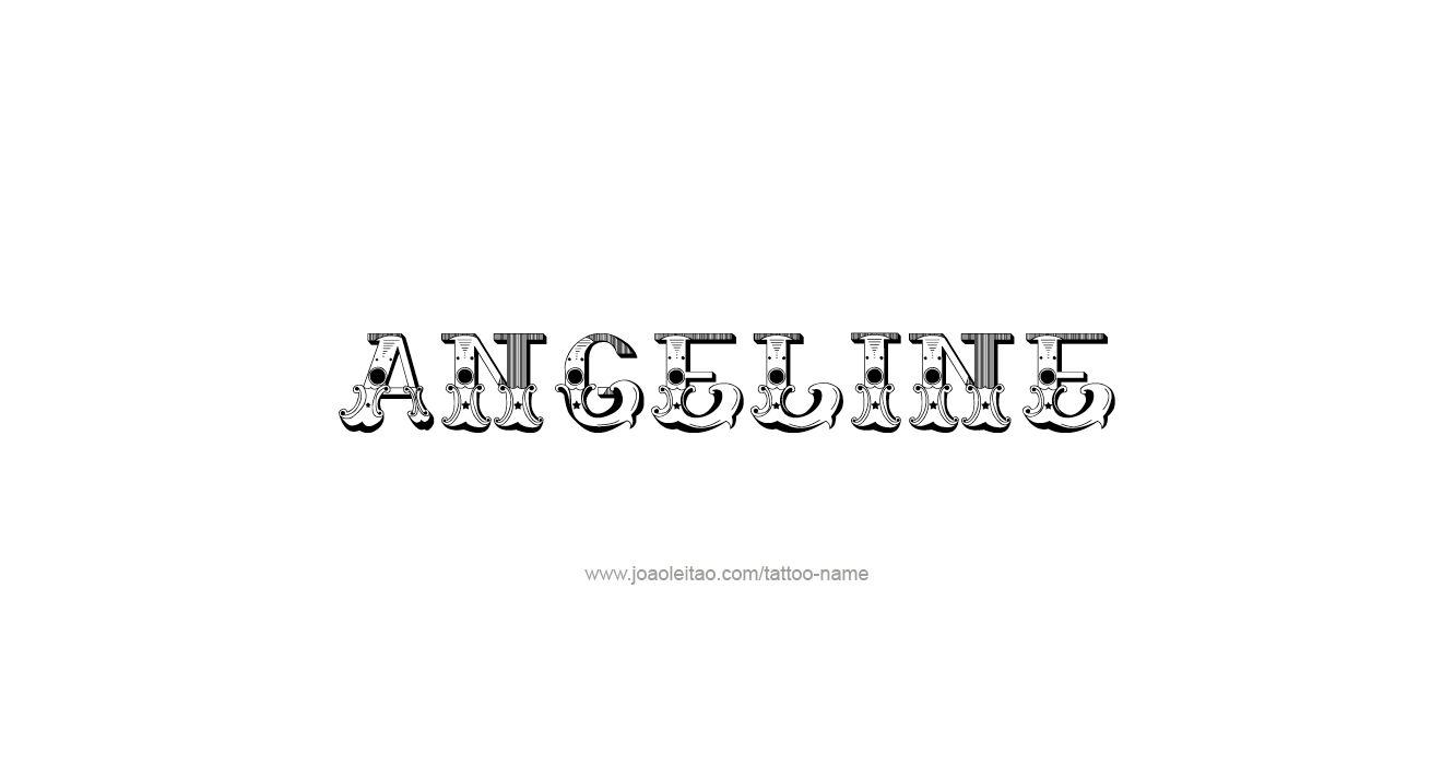 Tattoo Design  Name Angeline   