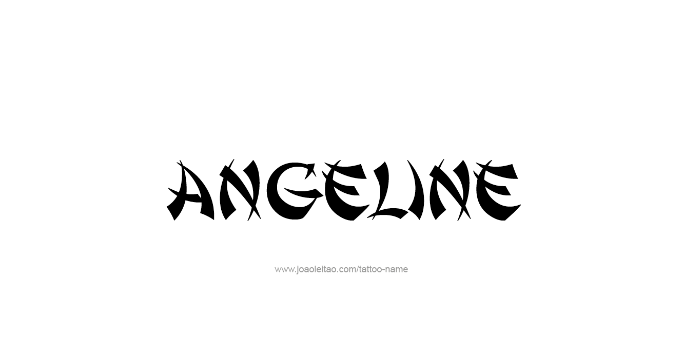 Tattoo Design  Name Angeline