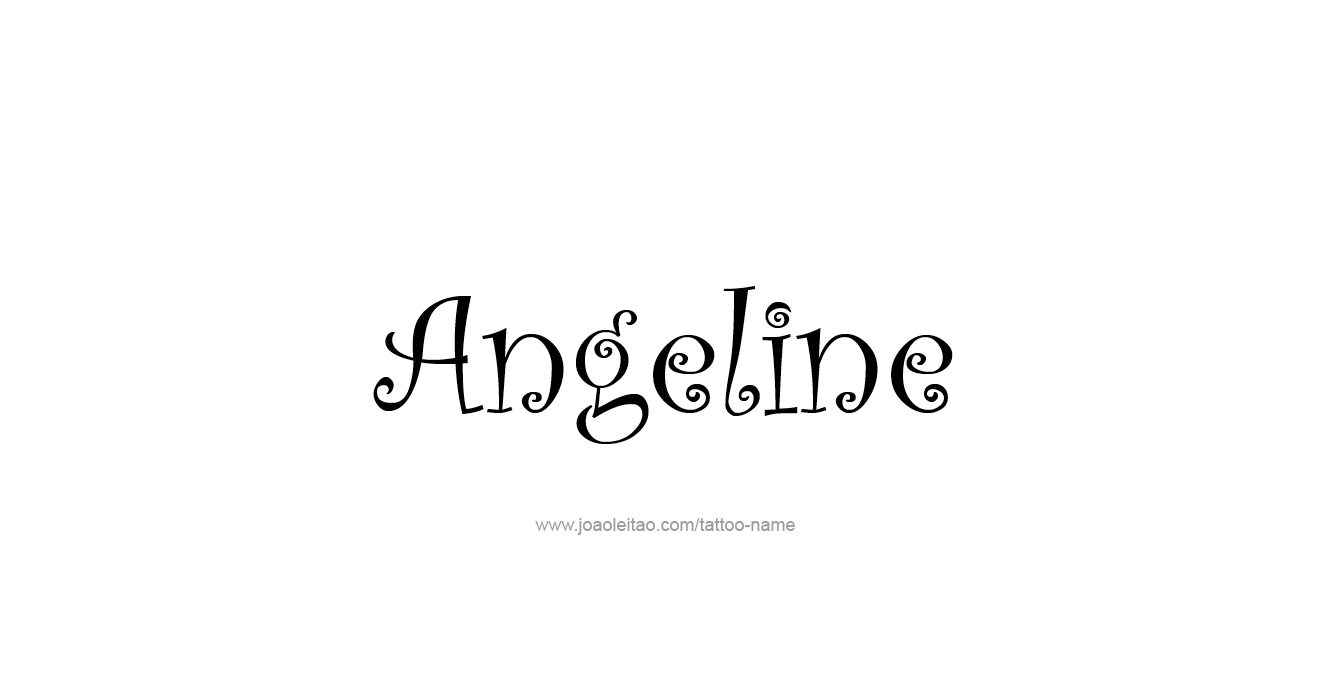 Tattoo Design  Name Angeline   