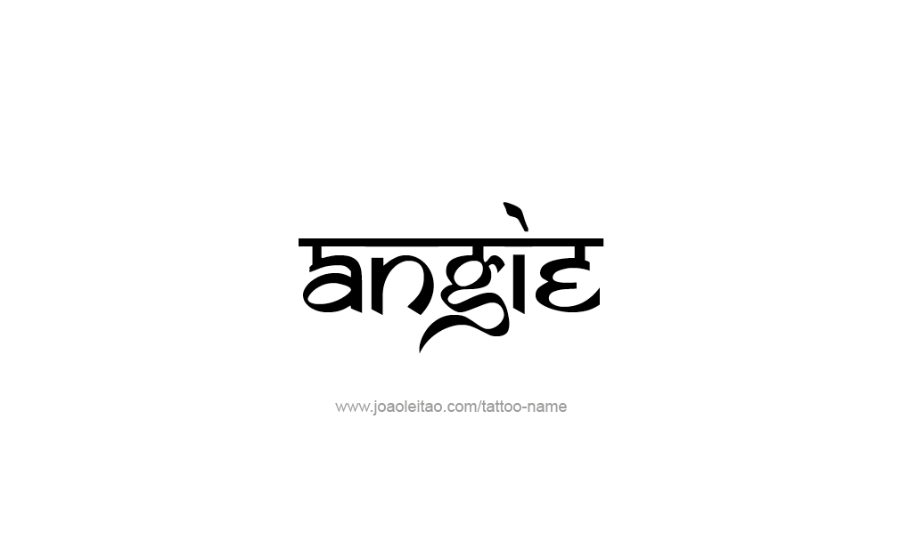 Tattoo Design  Name Angie   