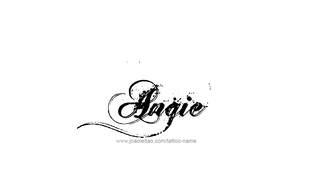 Tattoo Design  Name Angie   