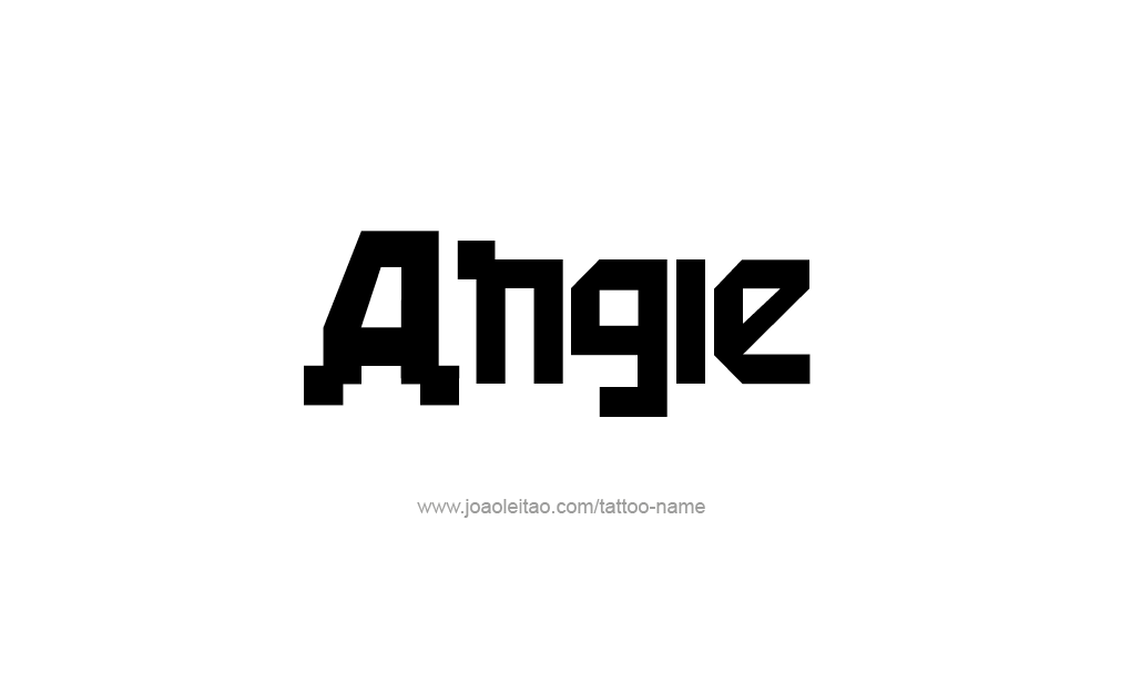 Tattoo Design  Name Angie   