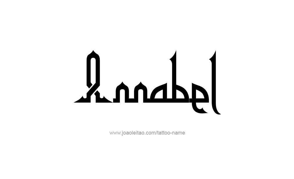 Tattoo Design  Name Annabel   