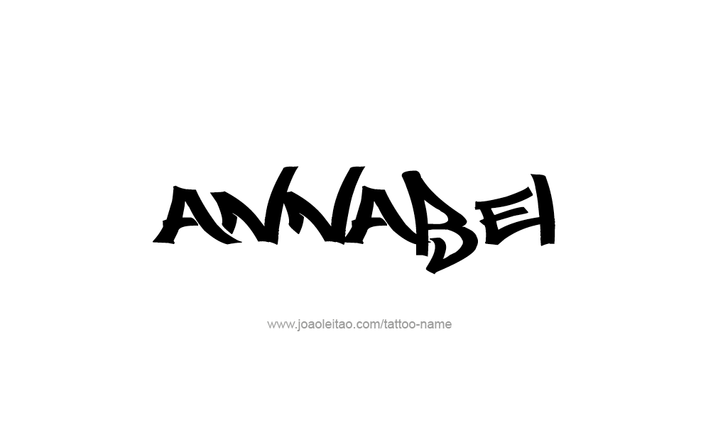 Tattoo Design  Name Annabel   