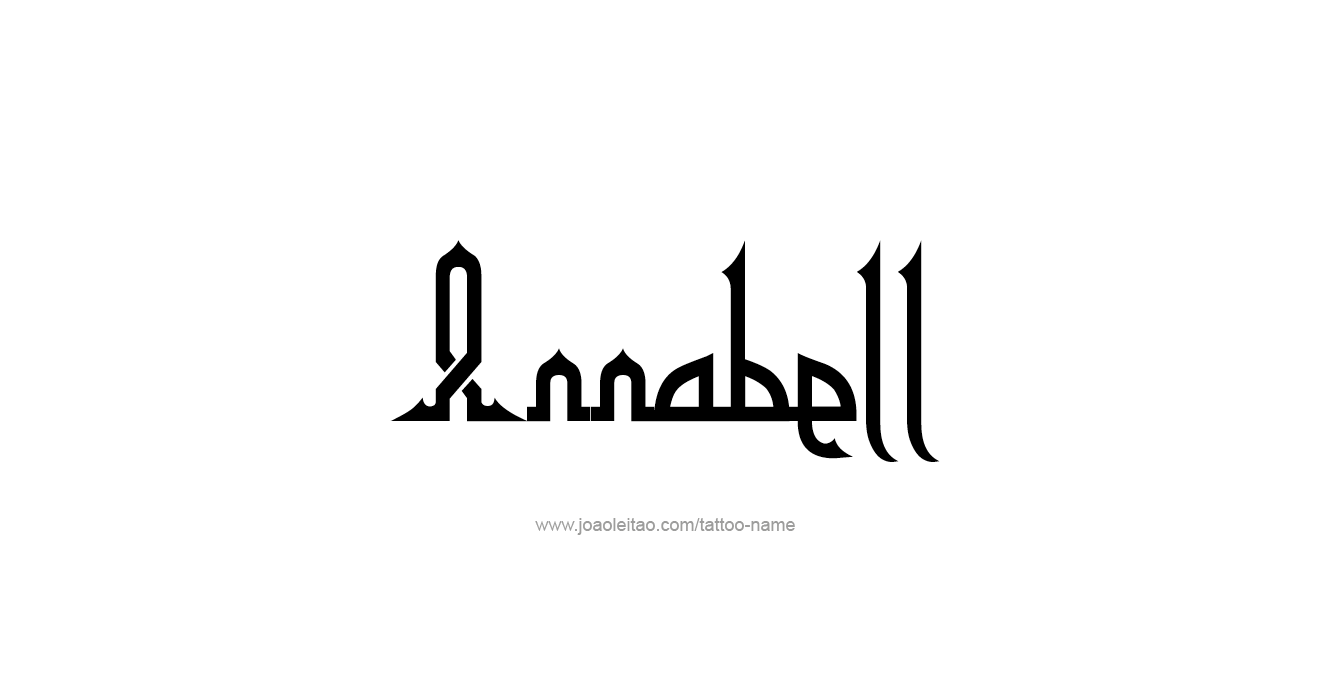 Tattoo Design  Name Annabell   