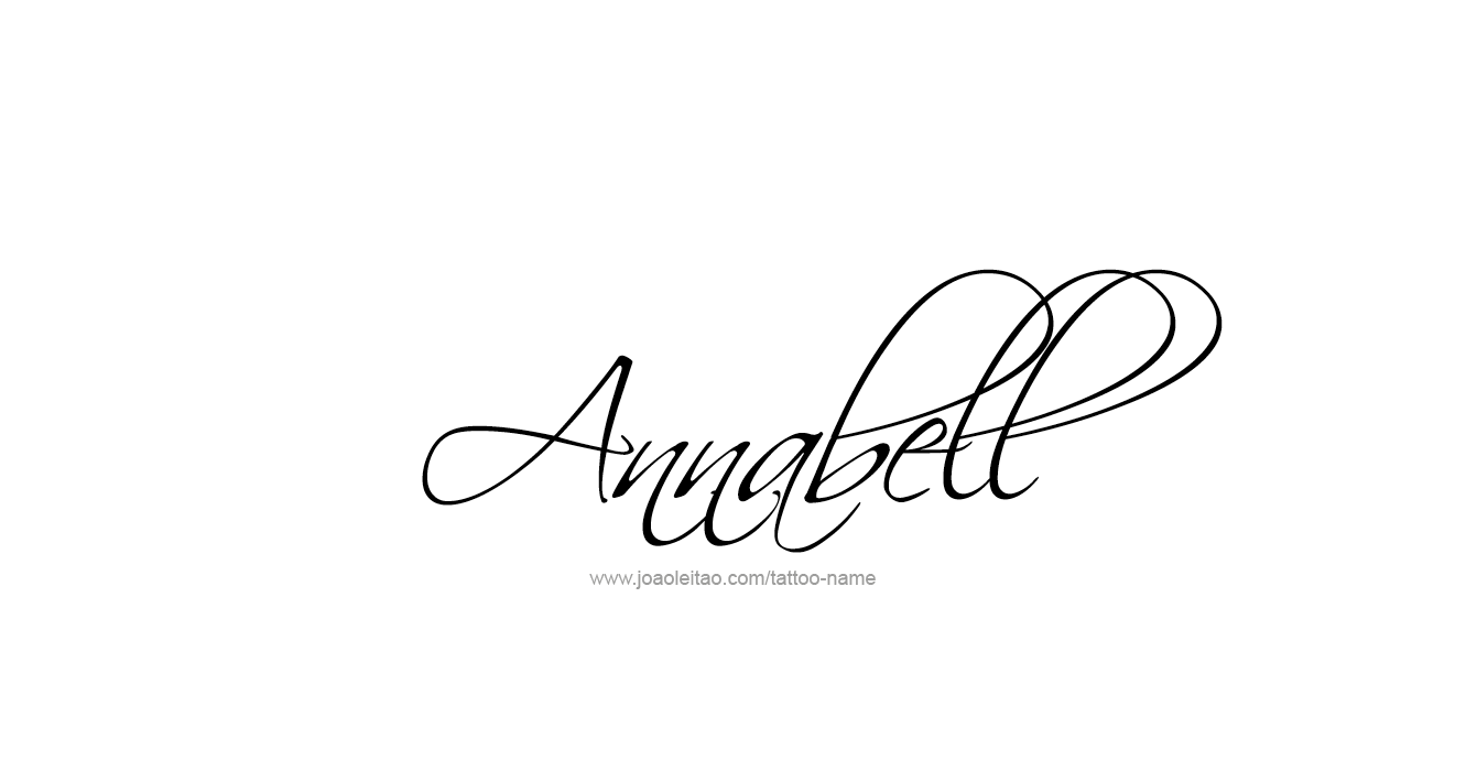 Tattoo Design  Name Annabell   