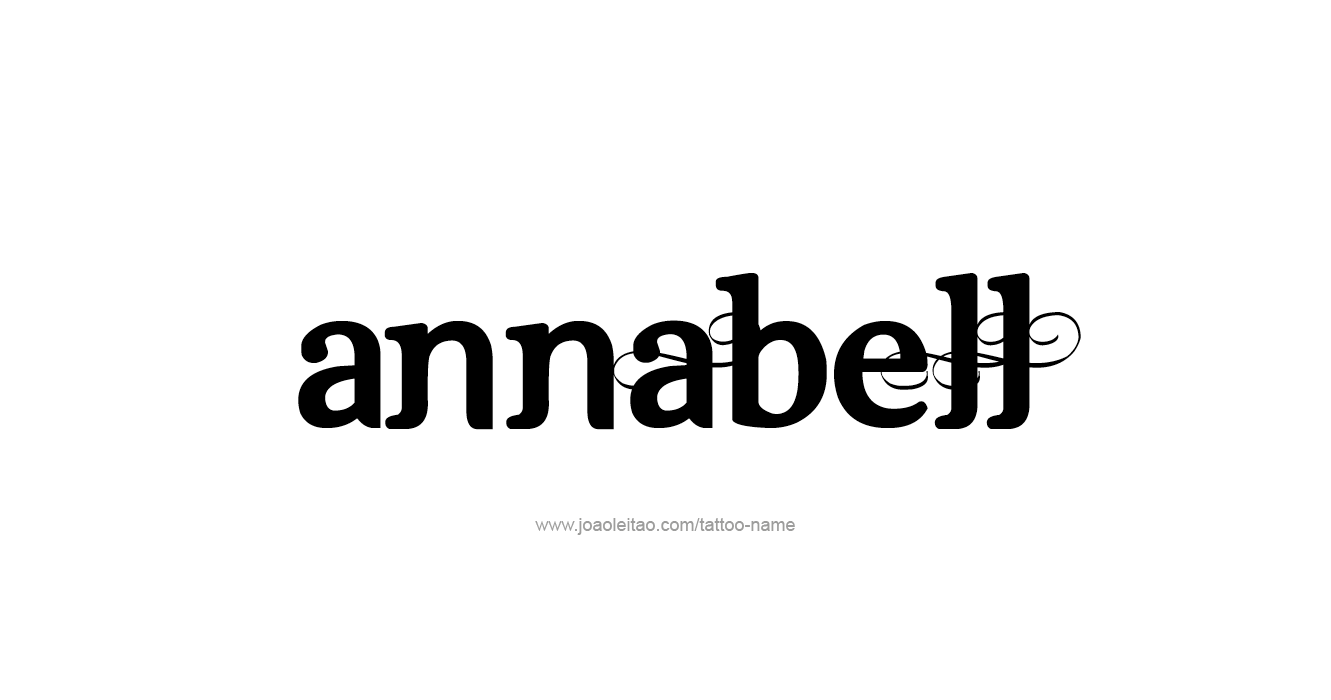 Tattoo Design  Name Annabell   