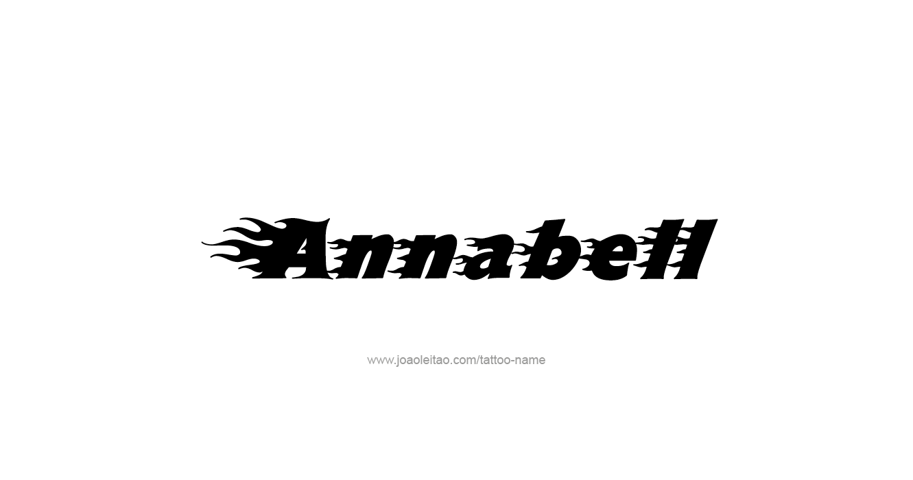 Tattoo Design  Name Annabell   