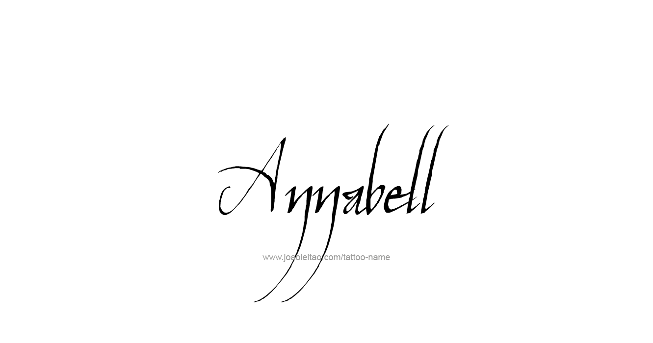 Tattoo Design  Name Annabell   