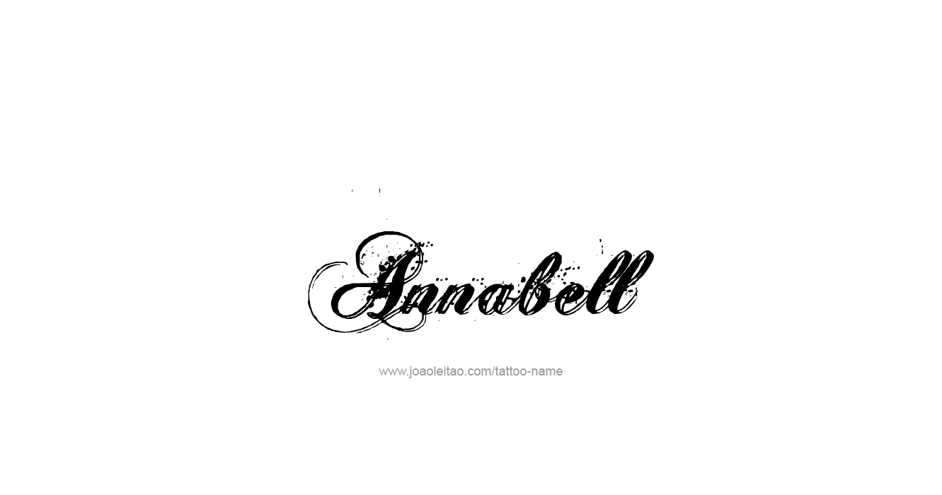 Tattoo Design  Name Annabell   