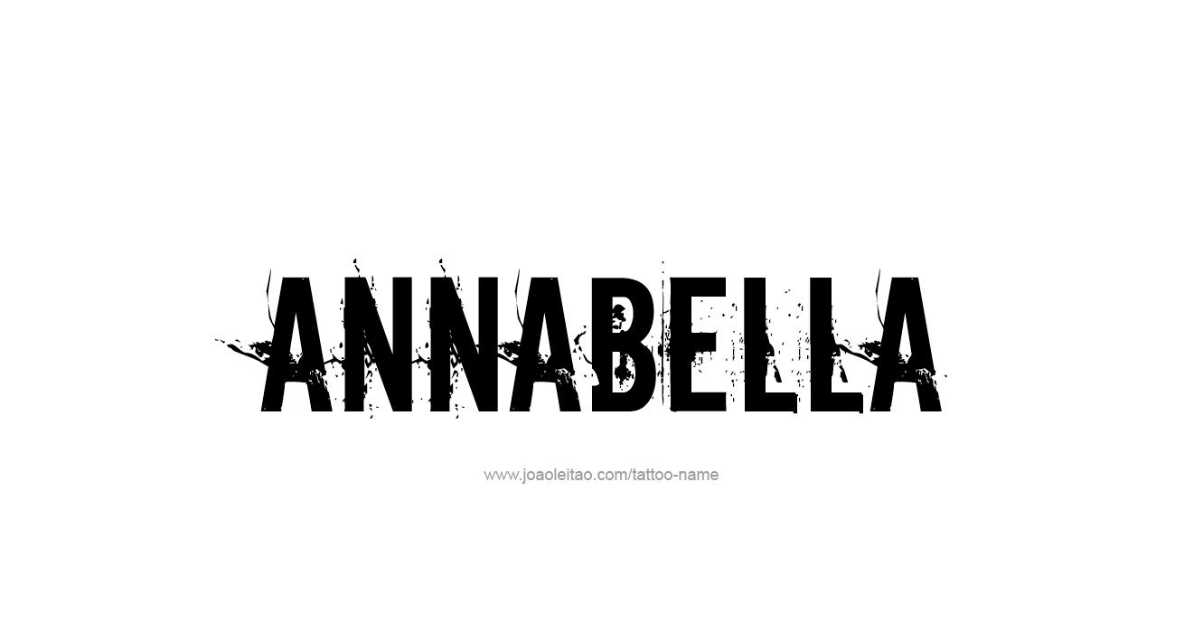 Tattoo Design  Name Annabella   