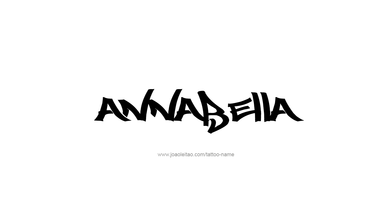 Tattoo Design  Name Annabella   