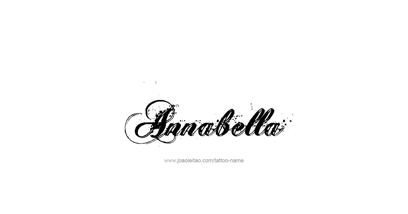 Tattoo Design  Name Annabella   