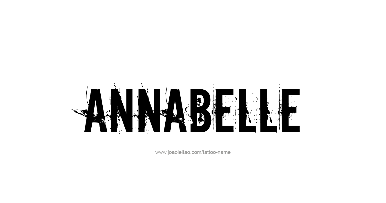 Tattoo Design  Name Annabelle   