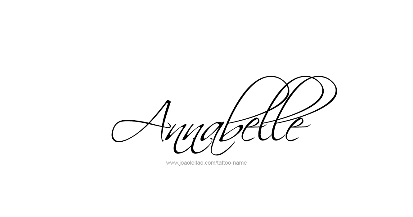 Tattoo Design  Name Annabelle   