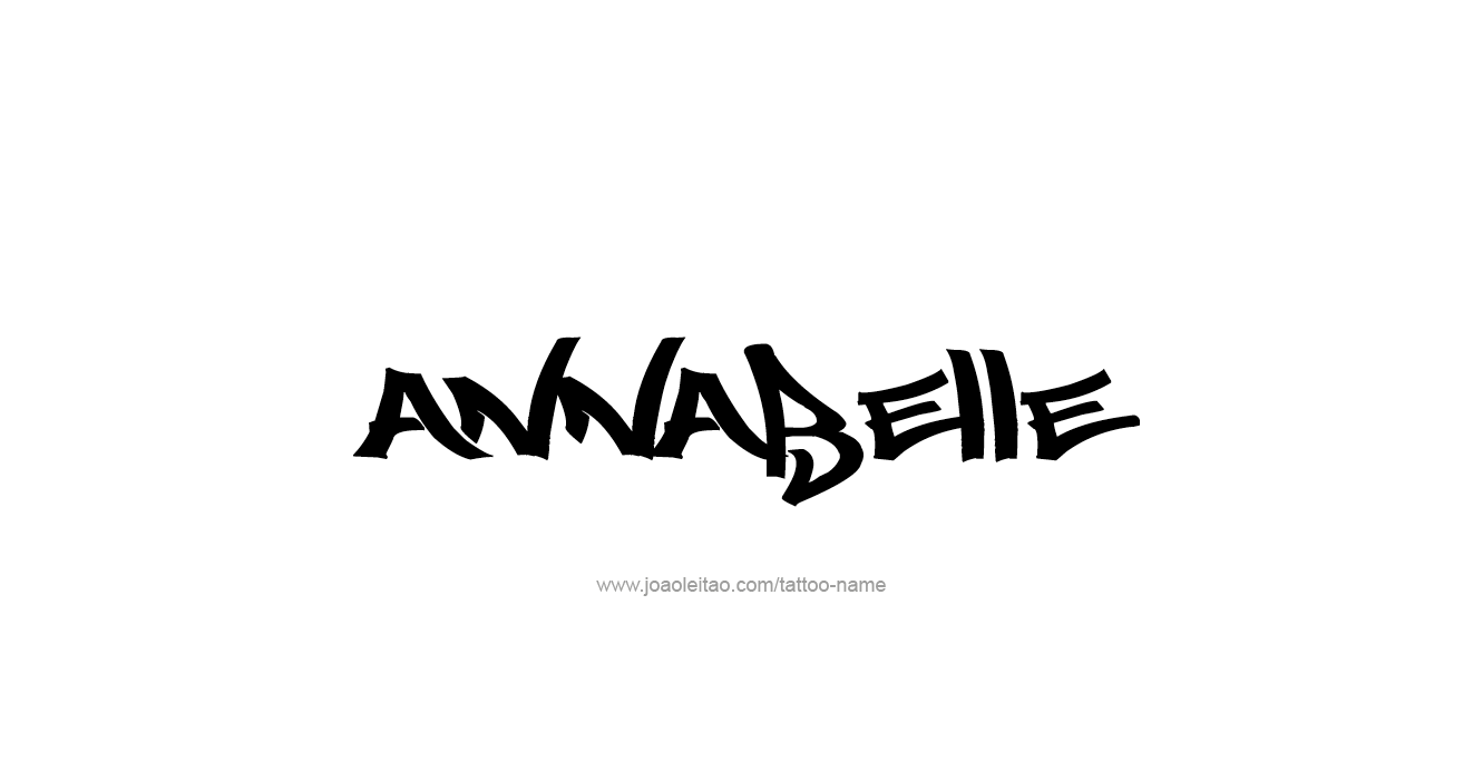 Tattoo Design  Name Annabelle   