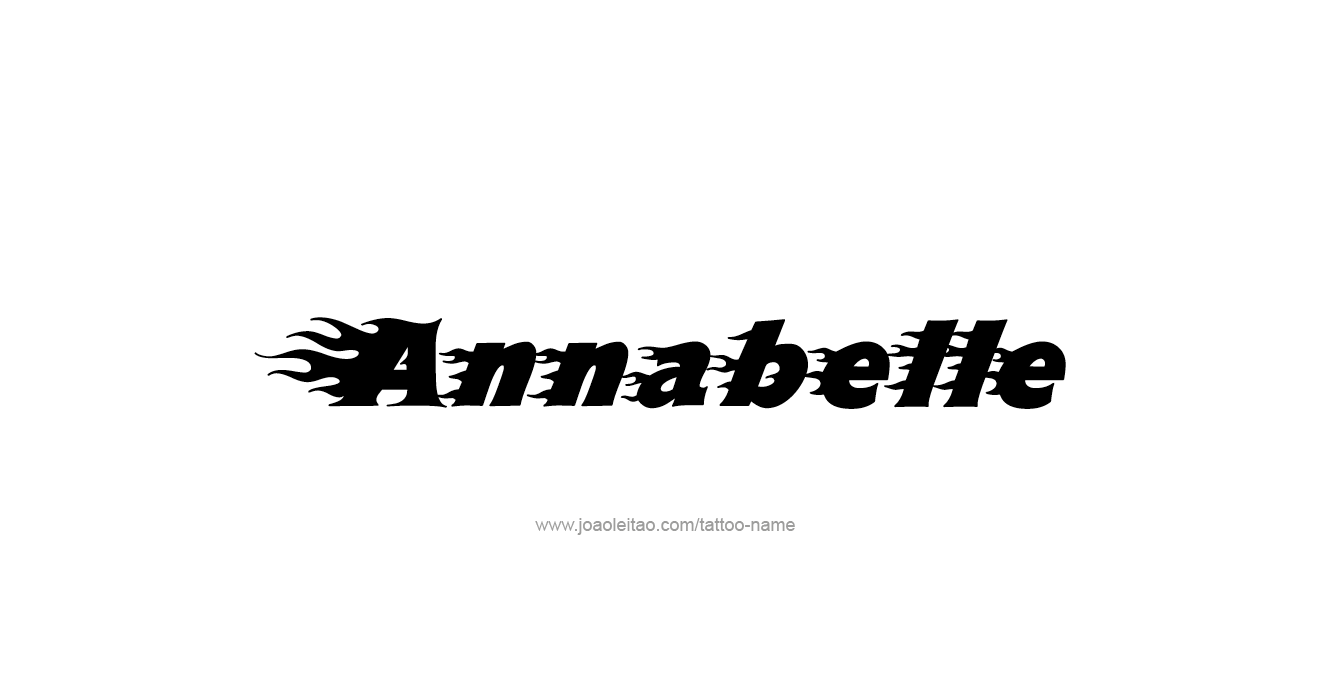 Tattoo Design  Name Annabelle   