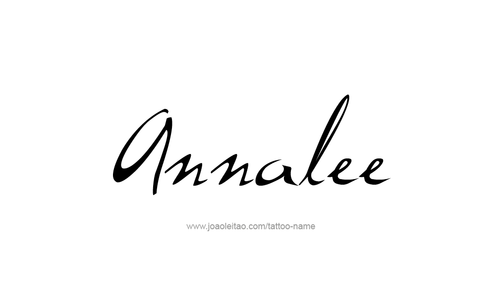 Tattoo Design  Name Annalee   