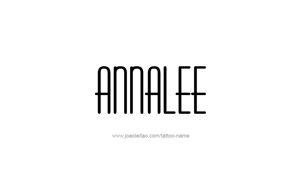 Tattoo Design  Name Annalee   