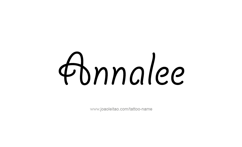 Tattoo Design  Name Annalee   