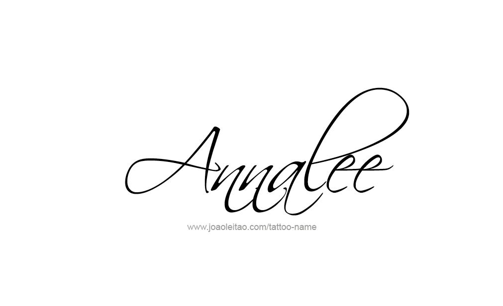 Tattoo Design  Name Annalee   