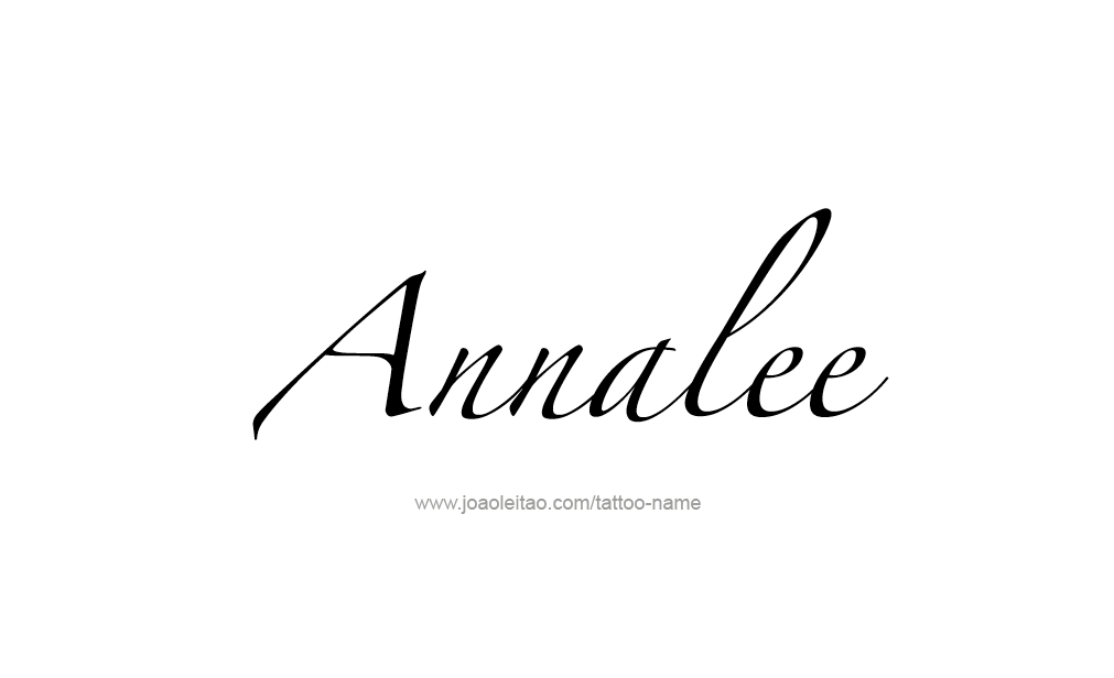 Tattoo Design  Name Annalee   