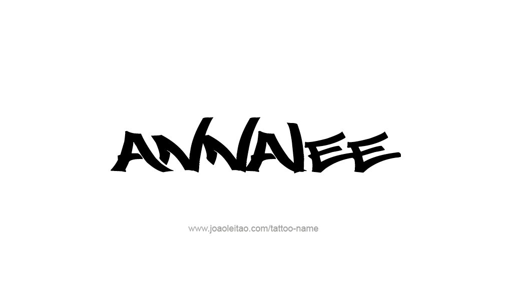 Tattoo Design  Name Annalee   