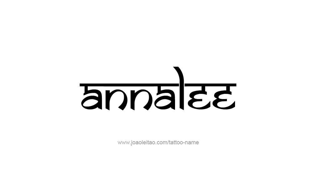 Tattoo Design  Name Annalee   