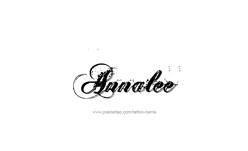 Tattoo Design  Name Annalee   