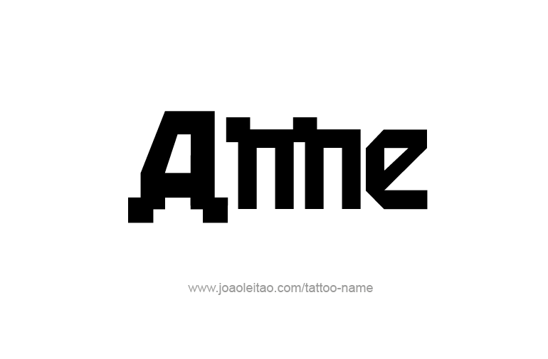 Tattoo Design  Name Anne   