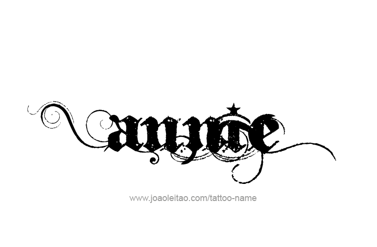 Tattoo Design  Name Annie   