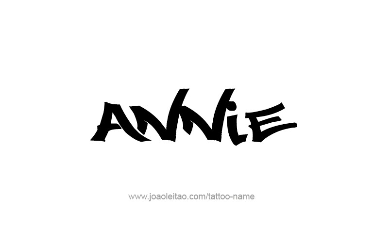 Tattoo Design  Name Annie   
