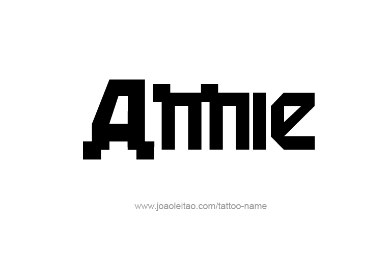 Tattoo Design  Name Annie   